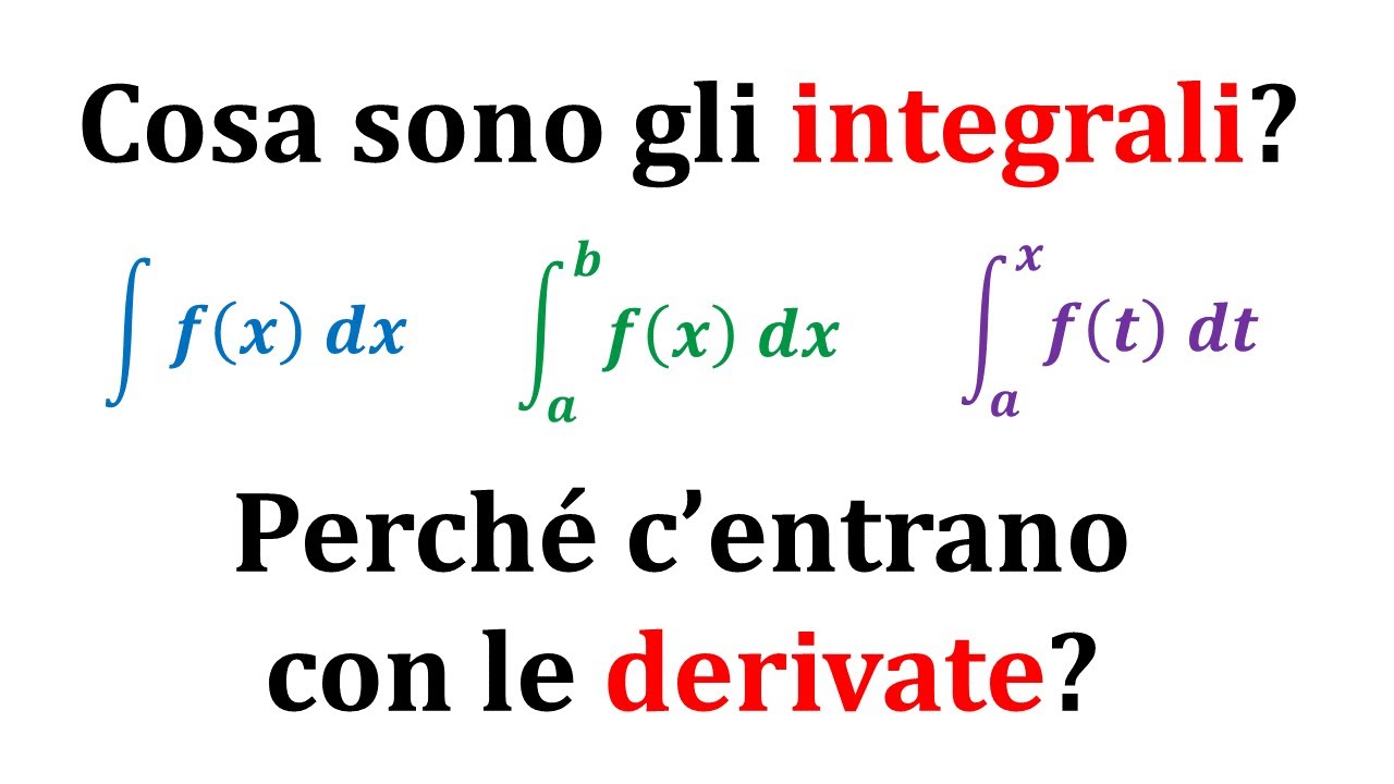 Intgrali Capire gli integrali - What a Math!